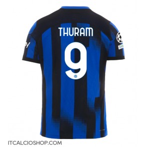 Inter Milan Marcus Thuram #9 Prima Maglia 2023-24 Manica Corta